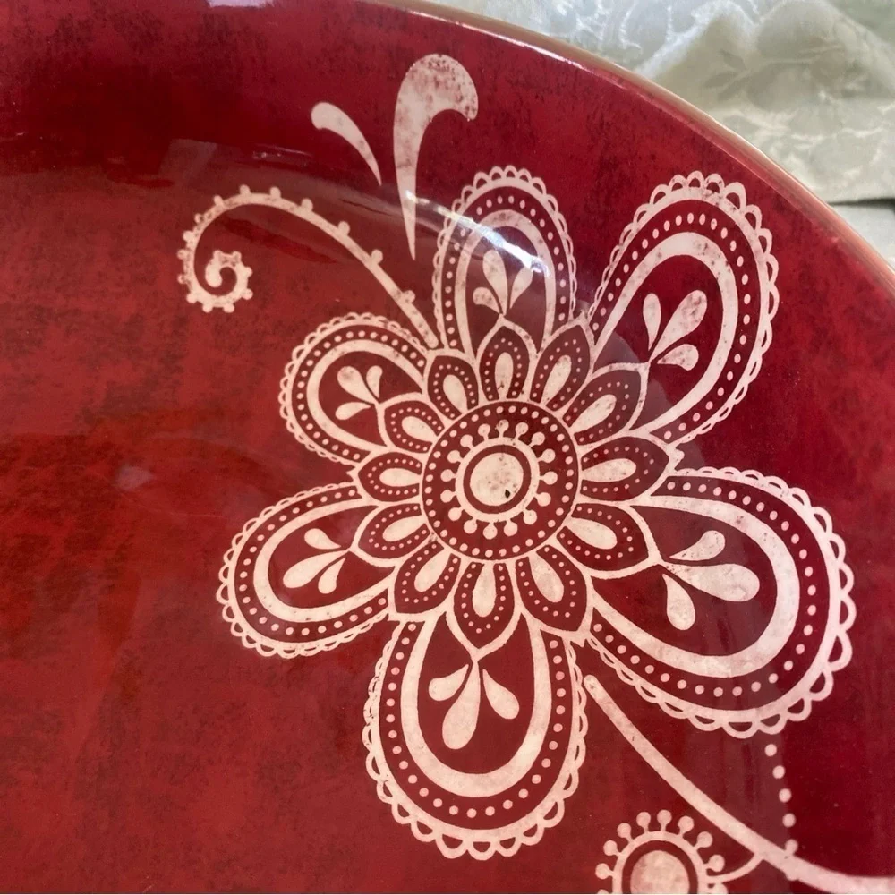Pier 1 Imports Serving Bowl, Maribeth collection‎ 12” Pasta Fruit Salad Bowl